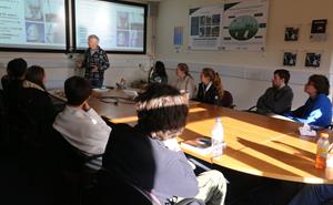 Students visiting the Chilbolton Observatory 